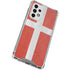 Denmark Flag Distressed Galaxy A53 5G Clear Case